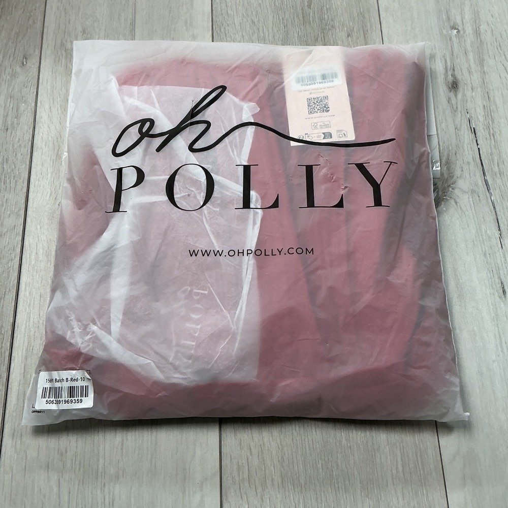 Oh Polly Satin Corset Maxi Dress Red Size 6 New With Tags - Picture 4 of 9